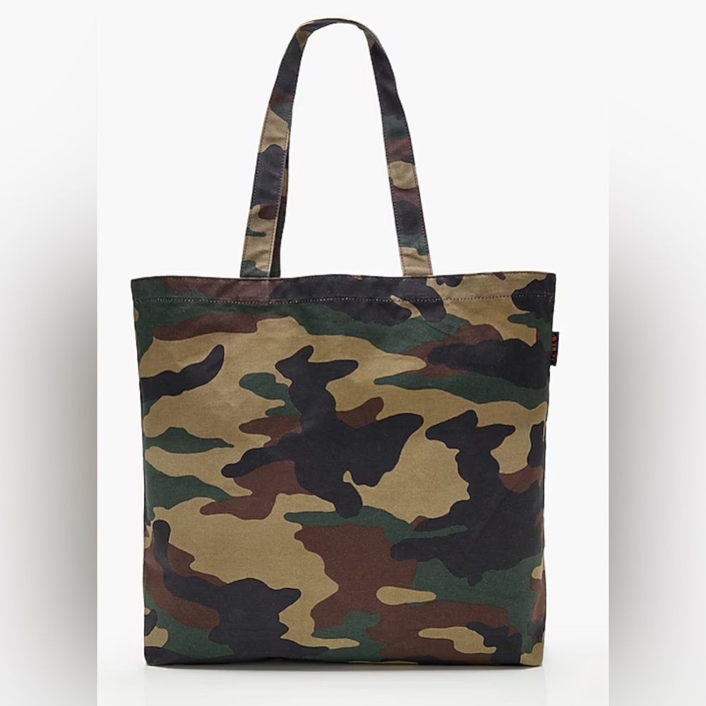J. Crew Camouflage Canvas Tote